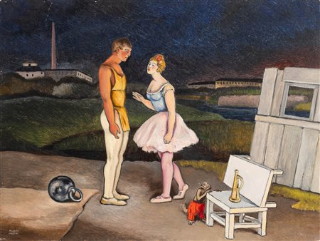 Alberto Martini 1876 Oderzo (TV)-1954 Milano Lo spettacolo è imminente -...