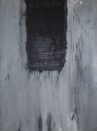 Emilio Scanavino 1922 Genova-1986 Milano Immobilità, 1960 olio su tela Largh....