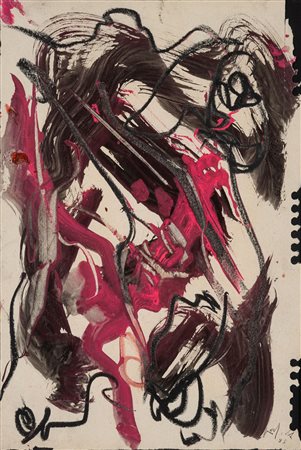 Emilio Vedova 1919 Venezia-2006 Venezia Oltre, Oltre, 1983 tecnica mista su...