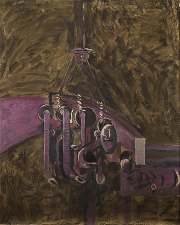 Graham Sutherland 1903 Londra-1980 Kent (UK) Machine, 1961 olio su tela...
