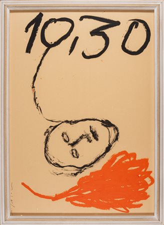 Mimmo Paladino Nascita: 1948 Paduli (BN) Studio per manifesto, 1995 pastello...