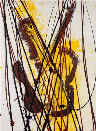 Fernandez Arman 1928 Nizza-2005 New York Senza titolo, 2003 violino tagliato...
