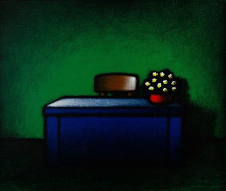 Tino Stefanoni 1937 Lecco-2017 Lecco Senza titolo (Scrivania blu), 1986...