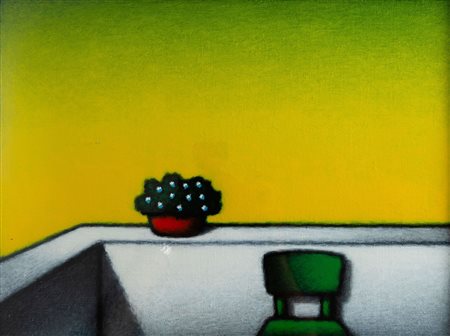 Tino Stefanoni 1937 Lecco-2017 Lecco Senza titolo (La terrazza), 1988...