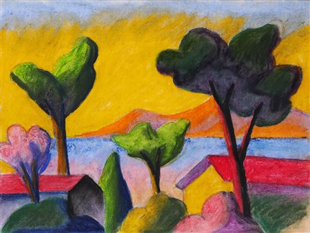 Salvo 1947 Leonforte (EN)-2015 Torino Senza titolo, 2001-2009 pastelli e olio...