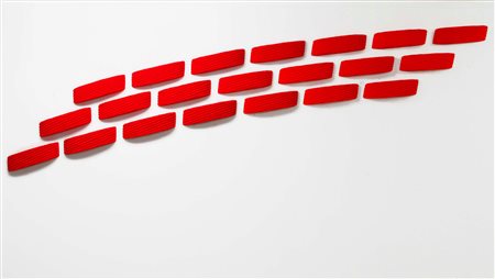 Pino Pinelli 1938 Catania-2024 Milano Pittura R, 2011 installazione tecnica...