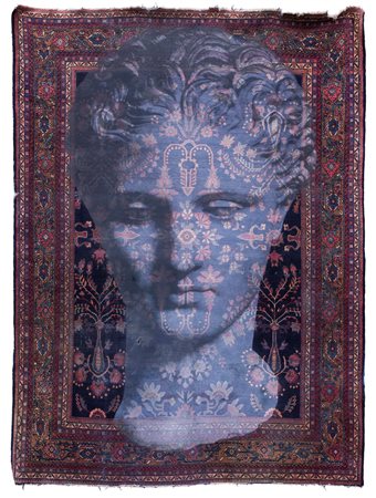 Luca Pignatelli Nascita: 1962 Milano Persepoli, 2017 tecnica mista su tappeto...