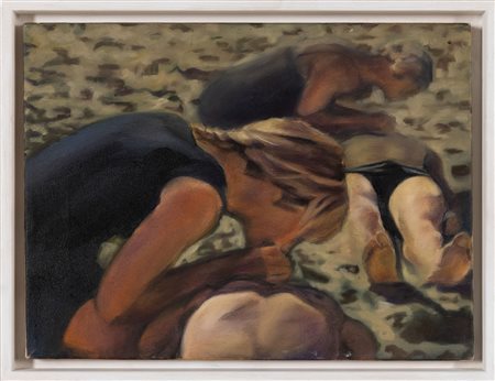 Iva Lulashi Nascita: 1988 Tirana Wiedbi, 2016 olio su tela Largh. 40 - Alt....