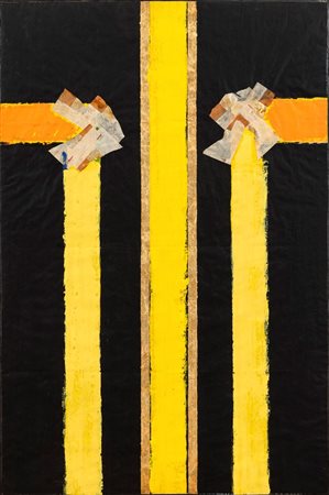 Luciano Bartolini 1948 Fiesole-1994 Fiesole Paramento, 1990 tecnica mista e...