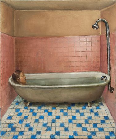 Marion Peck Nascita: 1963 Manila Senza titolo, 1993 olio su tavola Largh. 25...