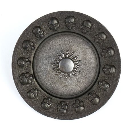  
Piatto realizzato per la raccolta fondi pro campana Rovereto primo quarto XX sec.
 