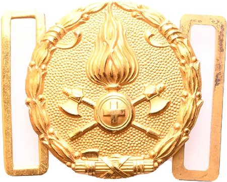  
Fibbia da ufficiale dei VVFF prima metà XX sec.
 50x50 mm