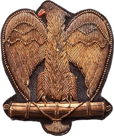  
Fregio da berretto della Camera dei Fasci e delle Corporazioni prima metà XX sec.
 65x85 mm