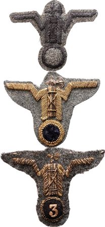  
GNR, lotto di tre fregi prima metà XX sec.
 60x80 mm