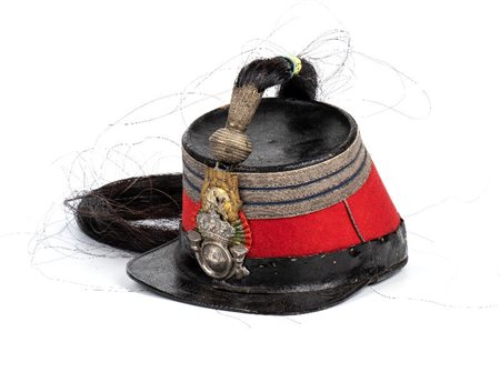  
Kepì della Guardia Nazionale a cavallo di Bologna seconda metà XIX sec.
 