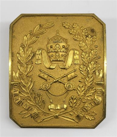  
Stato Pontificio - Carabinieri Pontifici - PIO IX 1860s
 90x76 mm