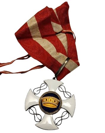  
Italia, Regno, ordine della Corona d'Italia, insegna di commendatore prima metà XX sec.
 