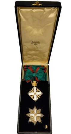  
Ordine al Merito della Repubblica Italiana, insegna di Gran Croce metà XX sec.
 