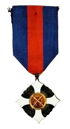  
Ordine Militare di Savoia, insegna di Cavaliere primo quarto XX sec.
 30x30 mm