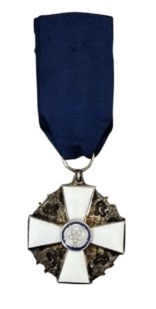  
Finlandia, Ordine della Rosa Bianca, insegna di Cavaliere metà XX sec.
 