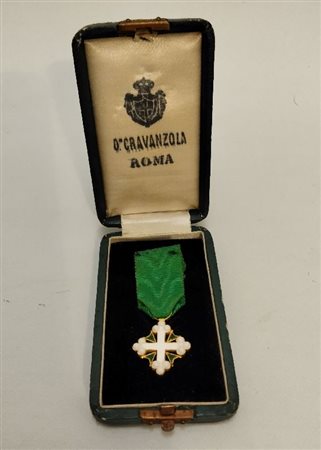  
Ordine dei SS Maurizio e Lazzaro, miniatura in oro primo quarto XX sec.
 