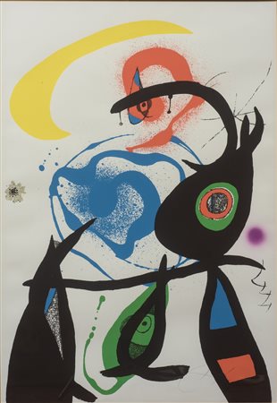 Juan Mirò I Ferrà (Barcellona, 1893 - Palma di Maiorca, 1983) Oda a Juan Mirò...