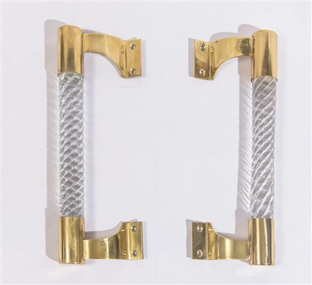 Venini - Coppia di maniglie Venini - Coppia di maniglie Prima metà del XX...