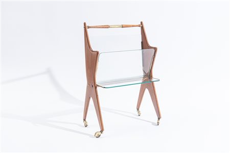 Cesare Lacca (1929 - ) tavolino portariviste anni '50 del XX secolo legno,...