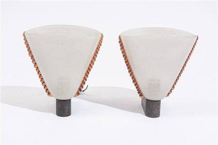 MURANO - Coppia di applique MURANO - Coppia di applique metà del XX secolo...