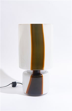 Lampada da tavolo anni '70 Lampada da tavolo anni '70 del XX secolo vetro H....