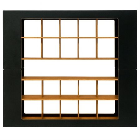 Roberto Pamio & Renato Toso (XX secolo - ) Libreria modulare 1970 legno 180 x...