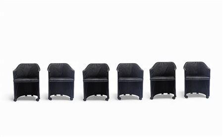 Afra e Tobia Scarpa (XX - - XX secolo) Sei poltroncine, mod. "Artona" Anni...