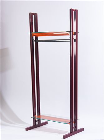 Antonia Astori (1940 - ) Mobile da parete, mod. "Caos San" 1990 metallo e...