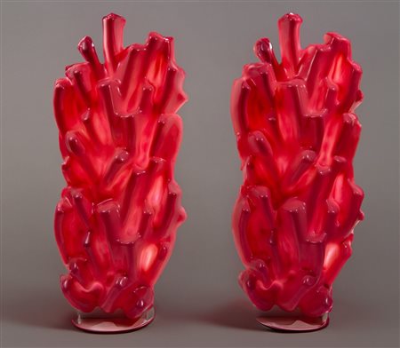 Gaetano Pesce (attribuito a) (1939 - 2024) Coppia di sculture luminose...