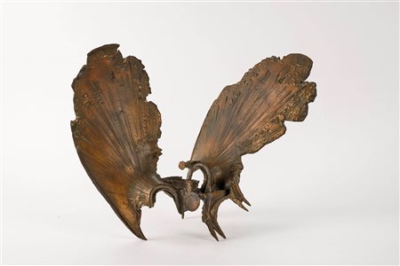 Quinto Ghermandi (Crevalcore, 1916 - San Lazzaro di Savena, 1994) 
"Forma libera" 1974
Scultura in bronzo Cm 31,5x41x17,5