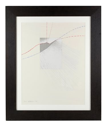 Eliseo  Mattiacci (Cagli, 1940 - Fossombrone, 2019) 
"Senza titolo" 1970
Tecnica mista e collage su carta 