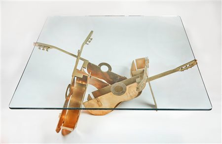 Pierre Fernandez Arman (Nizza, 17/11/1928 - New York, 22/10/2005) 
"Senza titolo" 2003
Scultura in bronzo  Cm 50x134x94