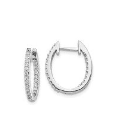 ORECCHINI IN ORO CON DIAMANTI NATURALI PER 0,52 CT - 849 NAT 18K