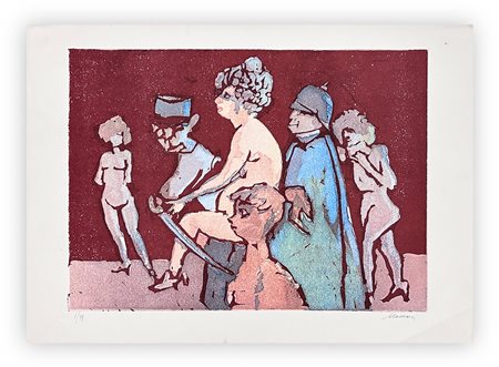 MINO MACCARI (1898-1989) - Senza Titolo