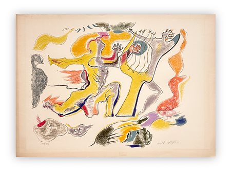 ANDRÉ MASSON (1896-1987) - Oiseau-chat