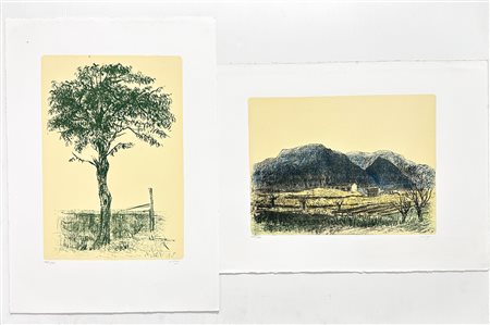 ALBERTO ZIVERI (1908-1990) - Lotto unico composto da 2 litografie