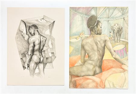 UGO ATTARDI (1923-2006) - Lotto unico composto da 2 opere grafiche