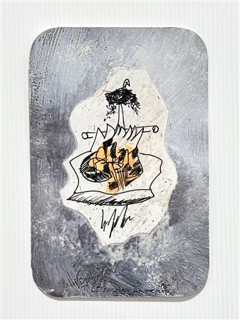 SERGIO DANGELO (1932-2022) - Le poulet argenté