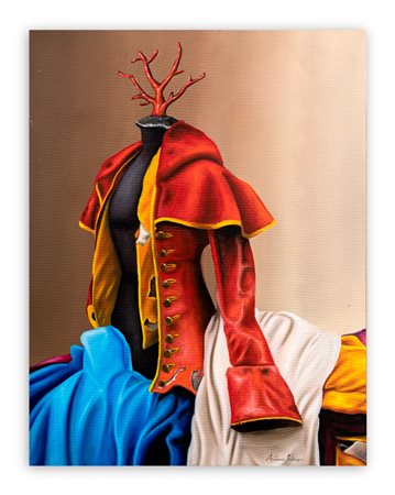 ANTONIO SCIACCA (1957) - Manichino con corallo