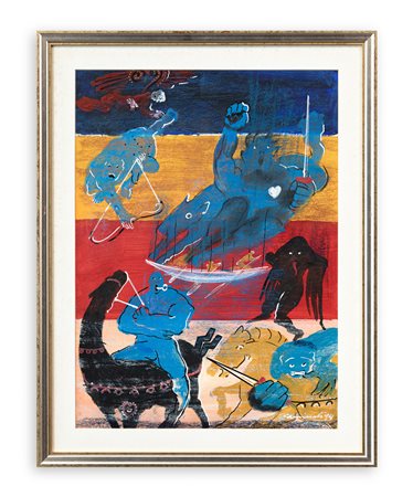 AURELIO CAMINATI (1924-2012) - I quattro cavalieri dell'apocalisse, 1994