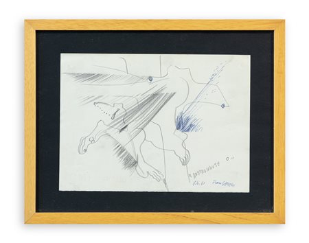 FRANCO GARELLI (1909-1973) - Astronaute o, 1961