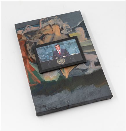 MARCO BONGIORNI (1981) - Natura morta panno bianco + Emomali Rakhmonov e donna, 2014-2015