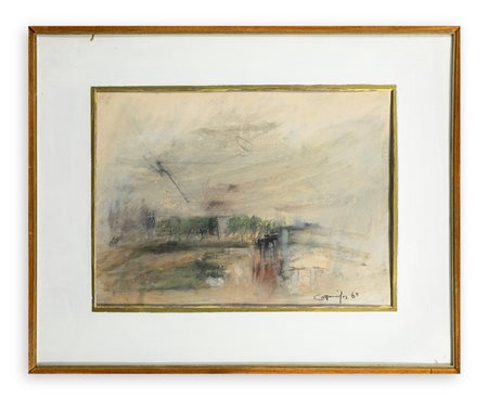 GIANCARLO CAZZANIGA (1930-2013) - Senza Titolo, 1963