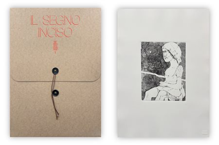 KARL PLATTNER (1919-1986) - Senza Titolo (Donna seduta), 1975