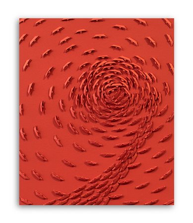 RICCARDO GUSMAROLI (1963) - Vortice rosso
